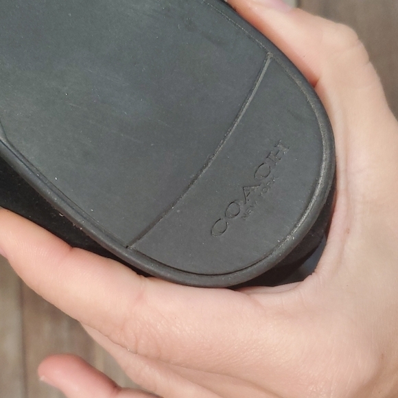 Coach Leila slip on Loafer shoes ballet sz 9.5B - Picture 11 of 14